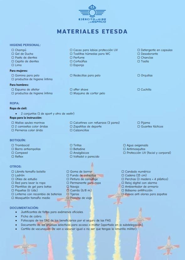 Materiales para ETESDA - materiales - 2026